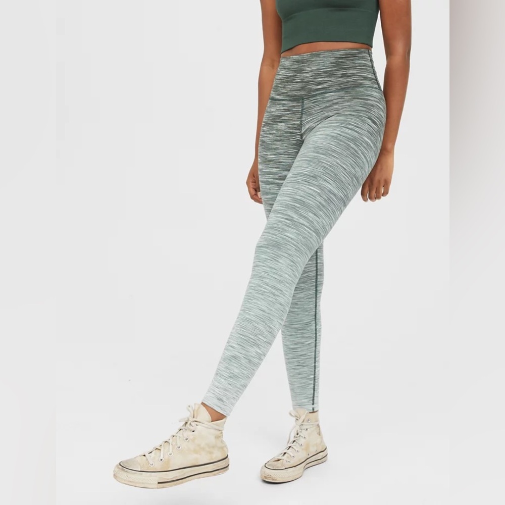 Aerie Chill. Play. Move. Space-Dye Leggings Gray / Green Size‎ Small